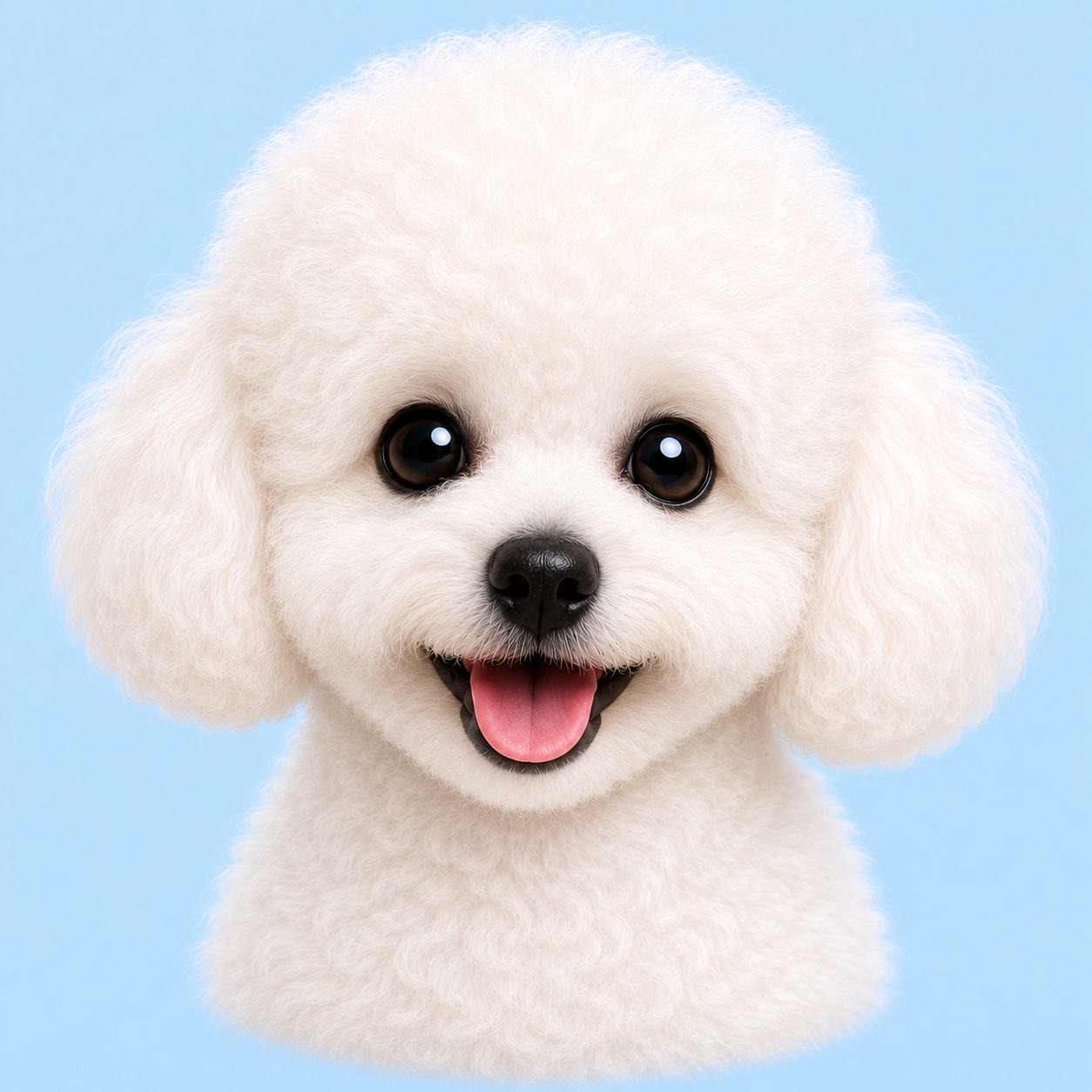 Ilustración de Bichón Frisé