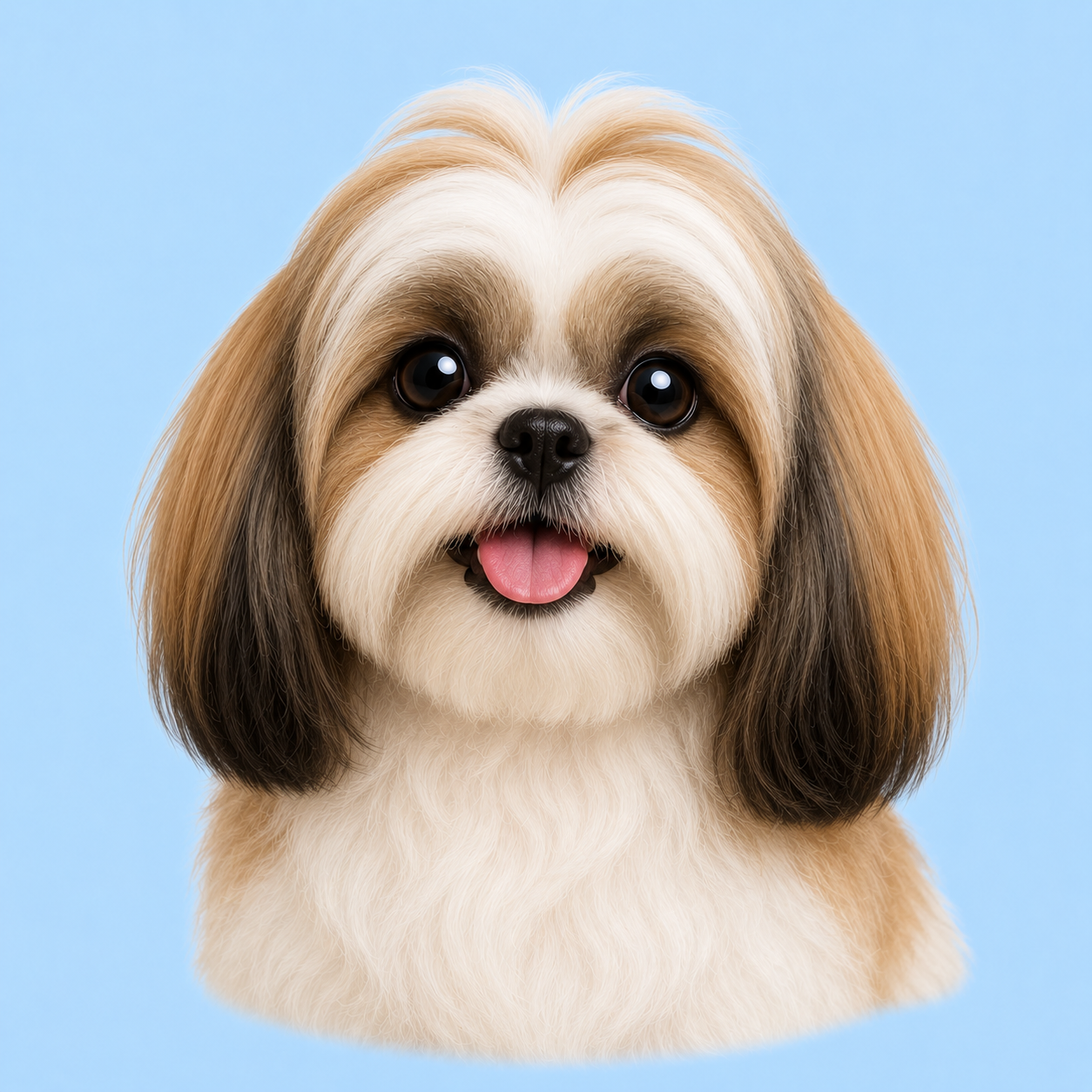 Ilustración de Shih Tzu